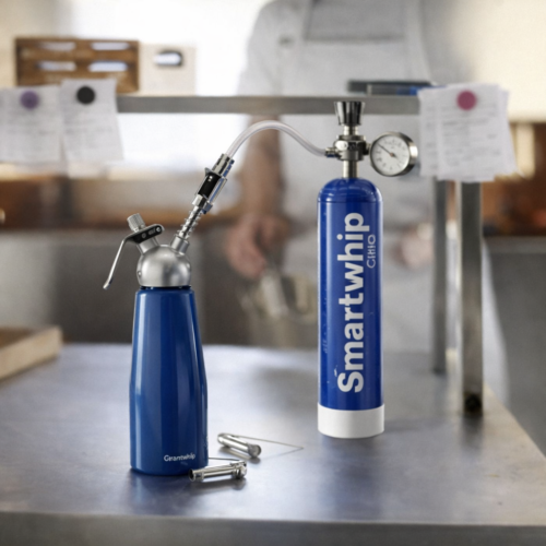 Smartwhip Silver Nitrous Oxide Cylinder (N₂O Cylinder) – 640g – UAE